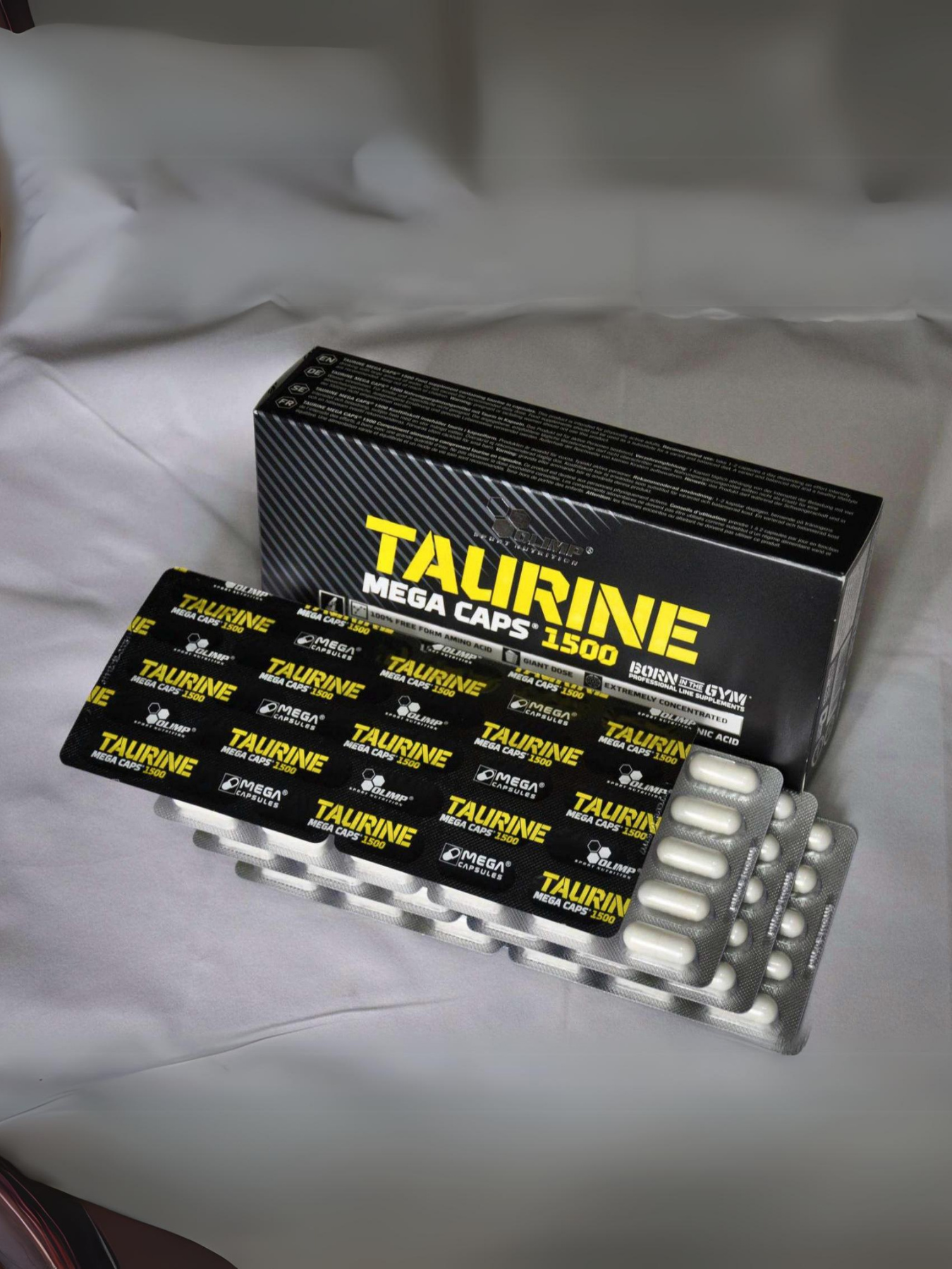 Аминокислота таурин Taurine Mega Caps 1500 Olimp 120 капсул