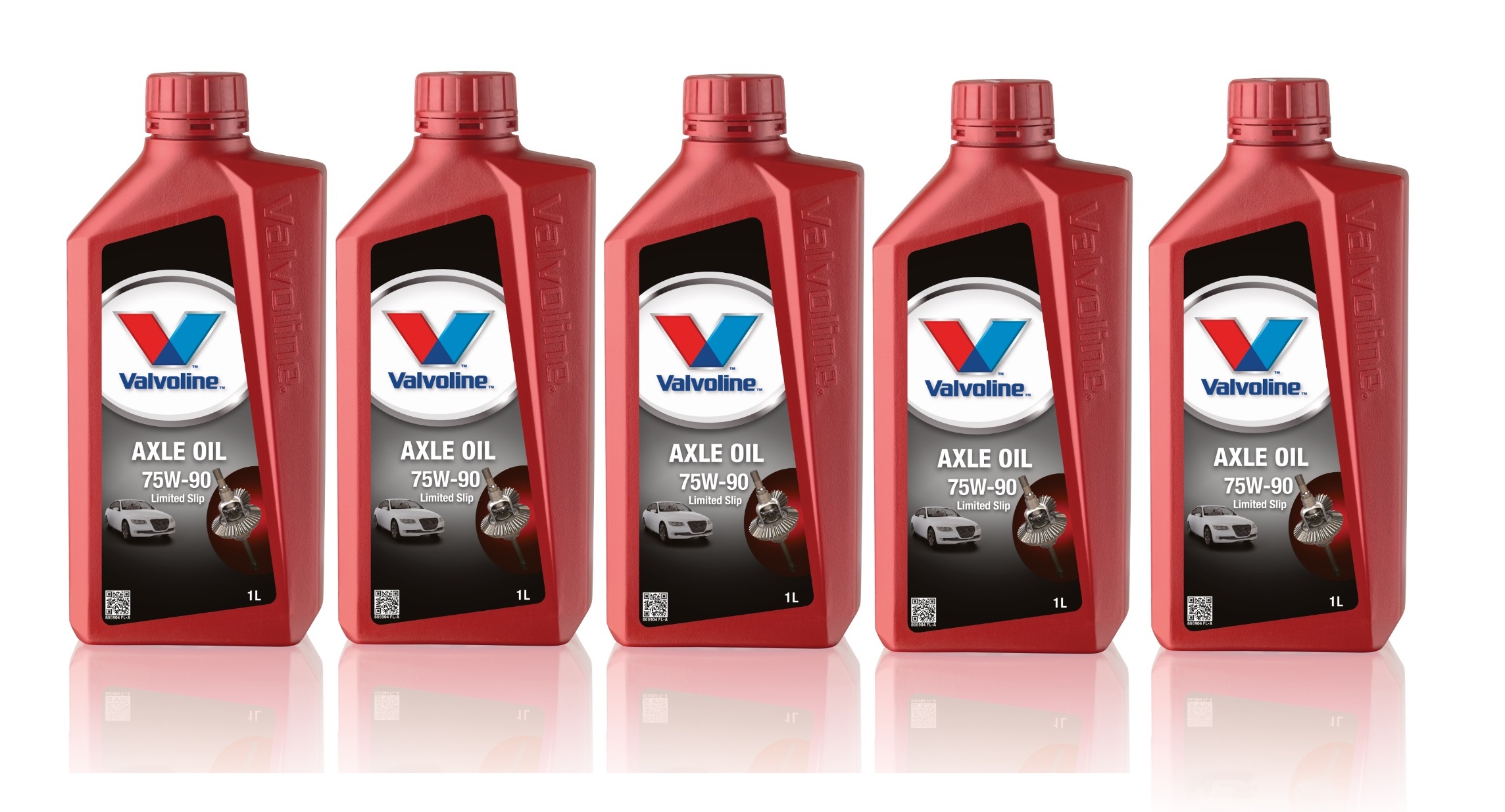 Картинка товара Трансмиссионное масло Valvoline Axle Oil 75W-90 LS 5л (комплект 1л х 5шт)