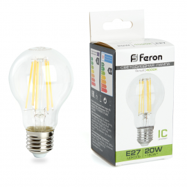 Лампа светодиодная Feron LB-620 Шар E27 20W 175-265V 4000K 38246