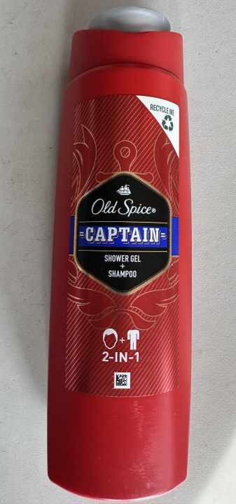 Гель для душа и шампунь 2в1 Old Spice Captain мужской, 250 мл