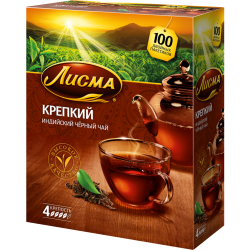 Чай черный «Лис­ма» Креп­кий, 100х2 г