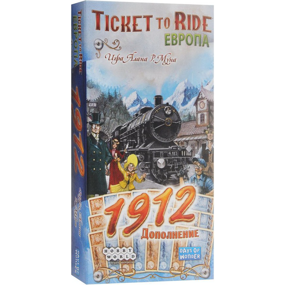 Картинка товара Настольная игра «Hobby World» Ticket to Ride. Европа: 1912, 1626