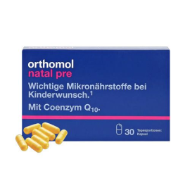 Биологически активная добавка к пище ОРТОМОЛ/ORTHOMOL® Natal Pre № 30 для планирования беременности для женщин