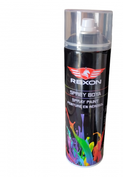 Аэрозольная краска REXON RALLY для бампера черная 500мл