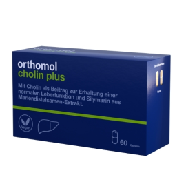 Биологически активная добавка к пище ОРТОМОЛ/ORTHOMOL® Cholin plus для печени № 60