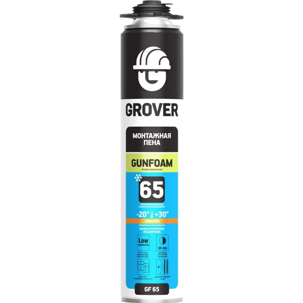 Монтажная пена «Grover» GF 65, зимняя, 840 мл