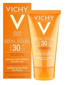 Vichy Capital Soleil Эмульсия для лица матирующая SPF 30, 50 мл