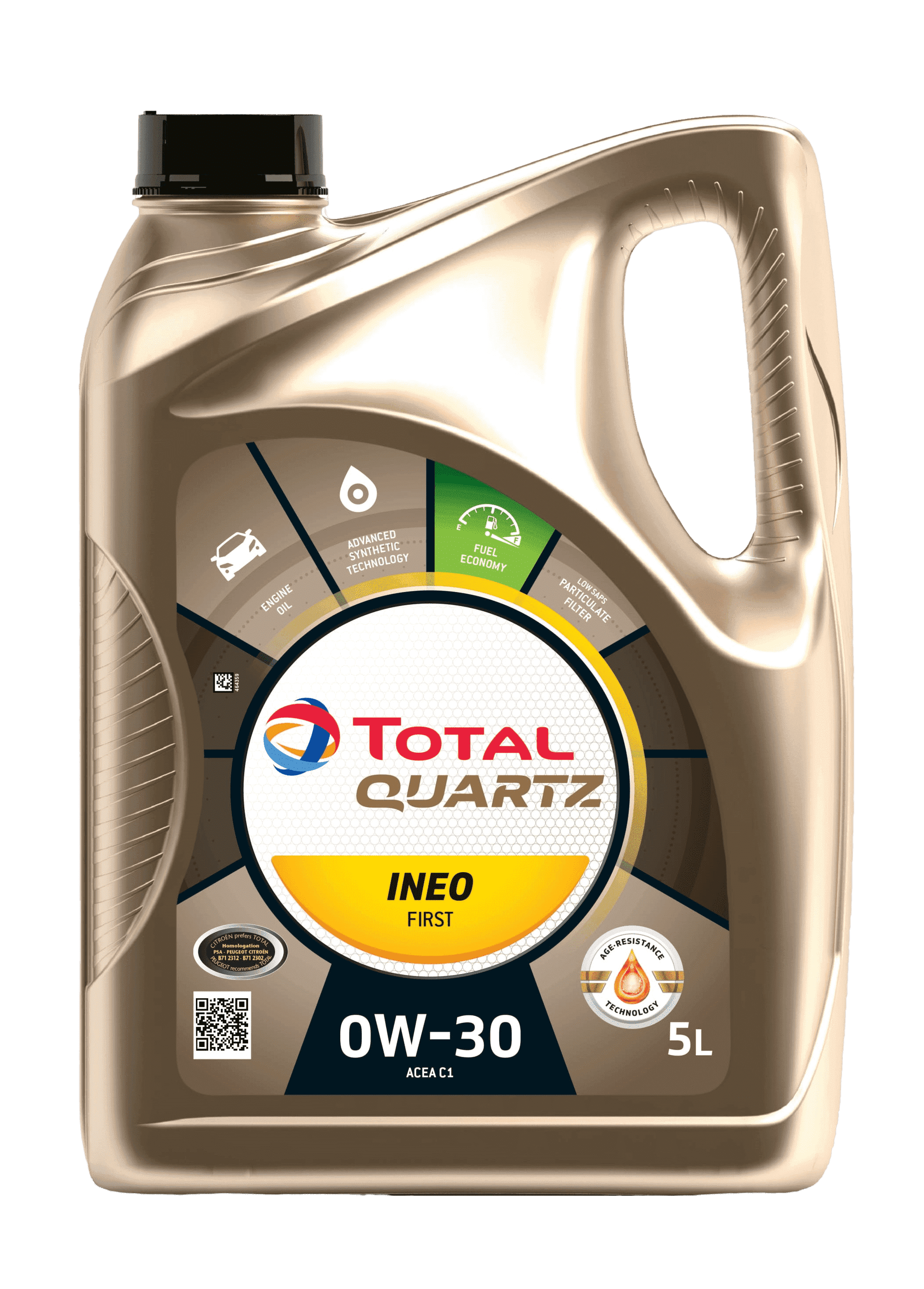 Моторное масло Total Quartz Ineo First 0W-30 5л