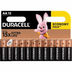 Эле­мен­ты пи­та­ния «Duracell» LR6/MN1500, ти­по­раз­мер АА, 12 шт