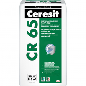 Гид­ро­изо­ля­ция це­мент­ная «Ceresit» CR 65, 2359779, 5 кг