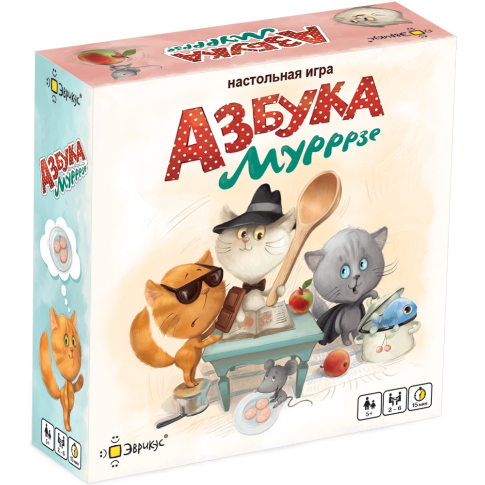 Картинка товара Настольная игра «Эврикус» Азбука Мурррзе, BG-17079