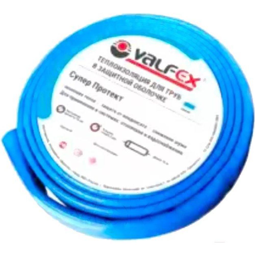 Теплоизоляция «Valfex» VF.18.04.10.B, синий, 18x4 мм, 10 м