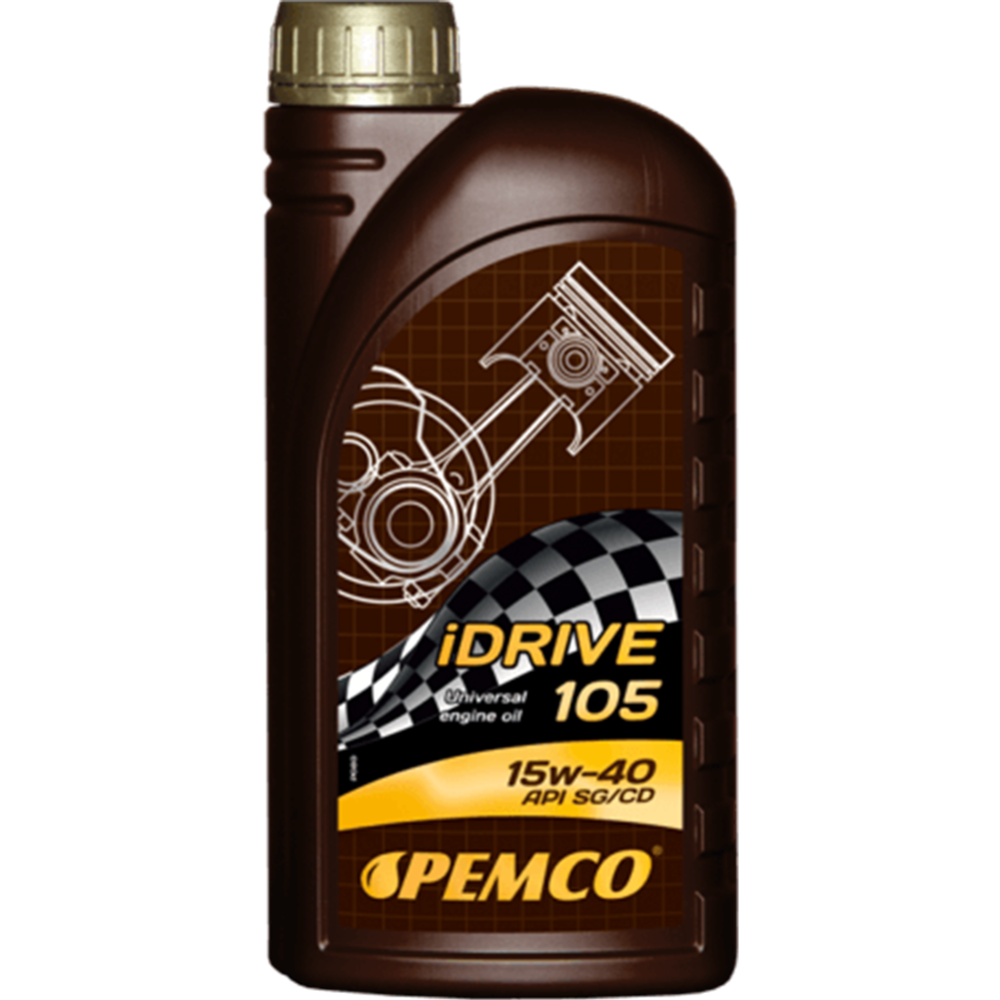 Картинка товара Масло моторное «Pemco» iDrive 105 15W-40 SG/CD, PM105-1, 1 л