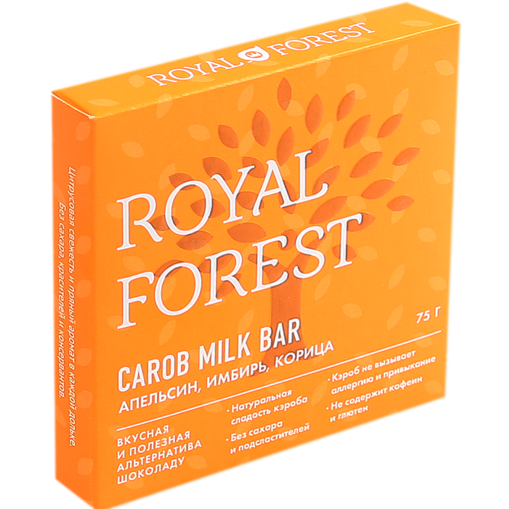 Изделие кондитерское «Royal Forest» апельсин-имбирь-корица, 75 г