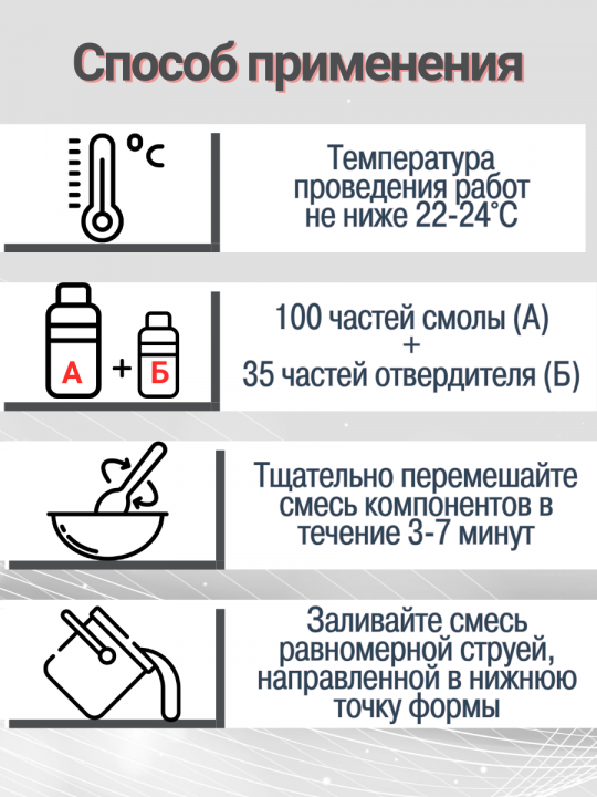 Эпоксидная смола для столешниц и творчества 1,35кг