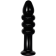 Пробка интимная «LoveToy» Glass Romance, GS15Black, 14 см