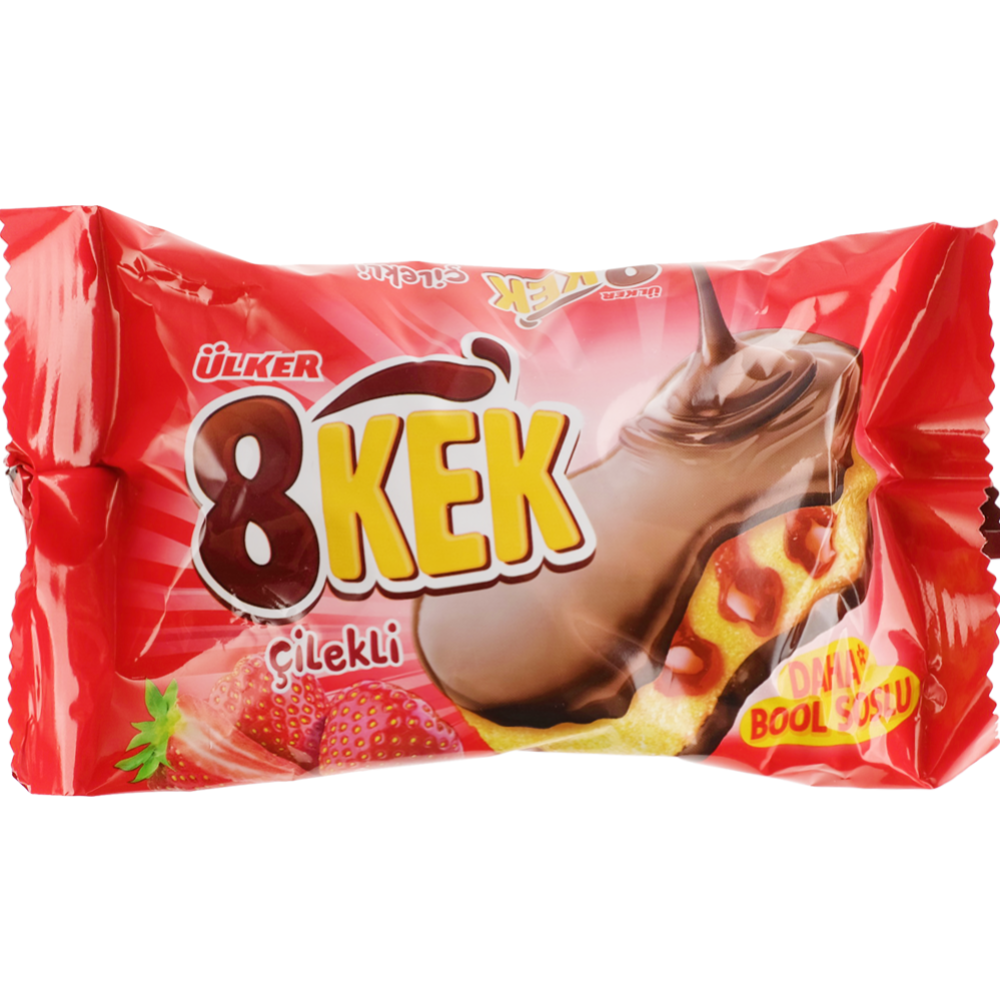 Кекс «8 Kek» с клубничной начинкой, 55 г