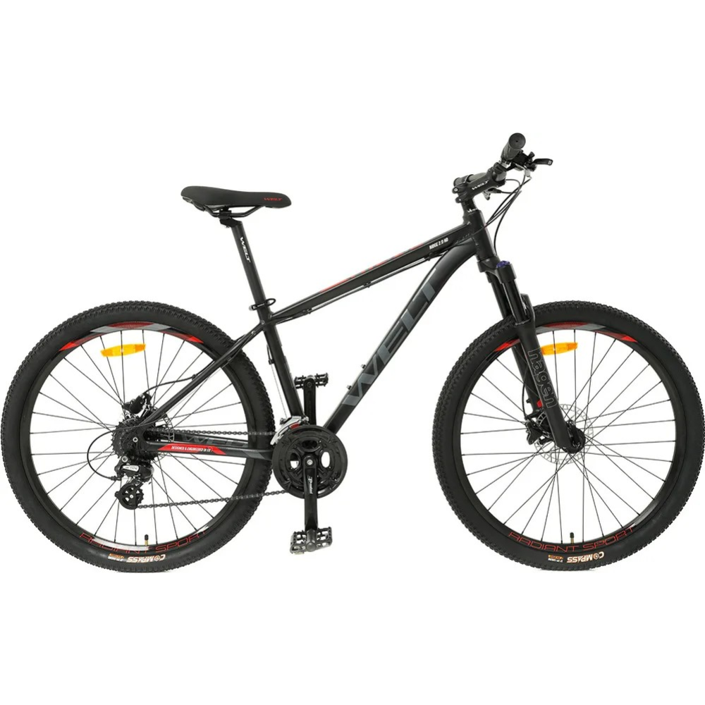 Велосипед «Welt» Ridge 2.0 HD 27, 9333725709455, matt black