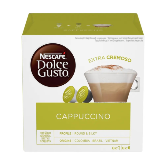 Кофе в капсулах Nescafe Dolce Gusto Cappuccino, 16 шт