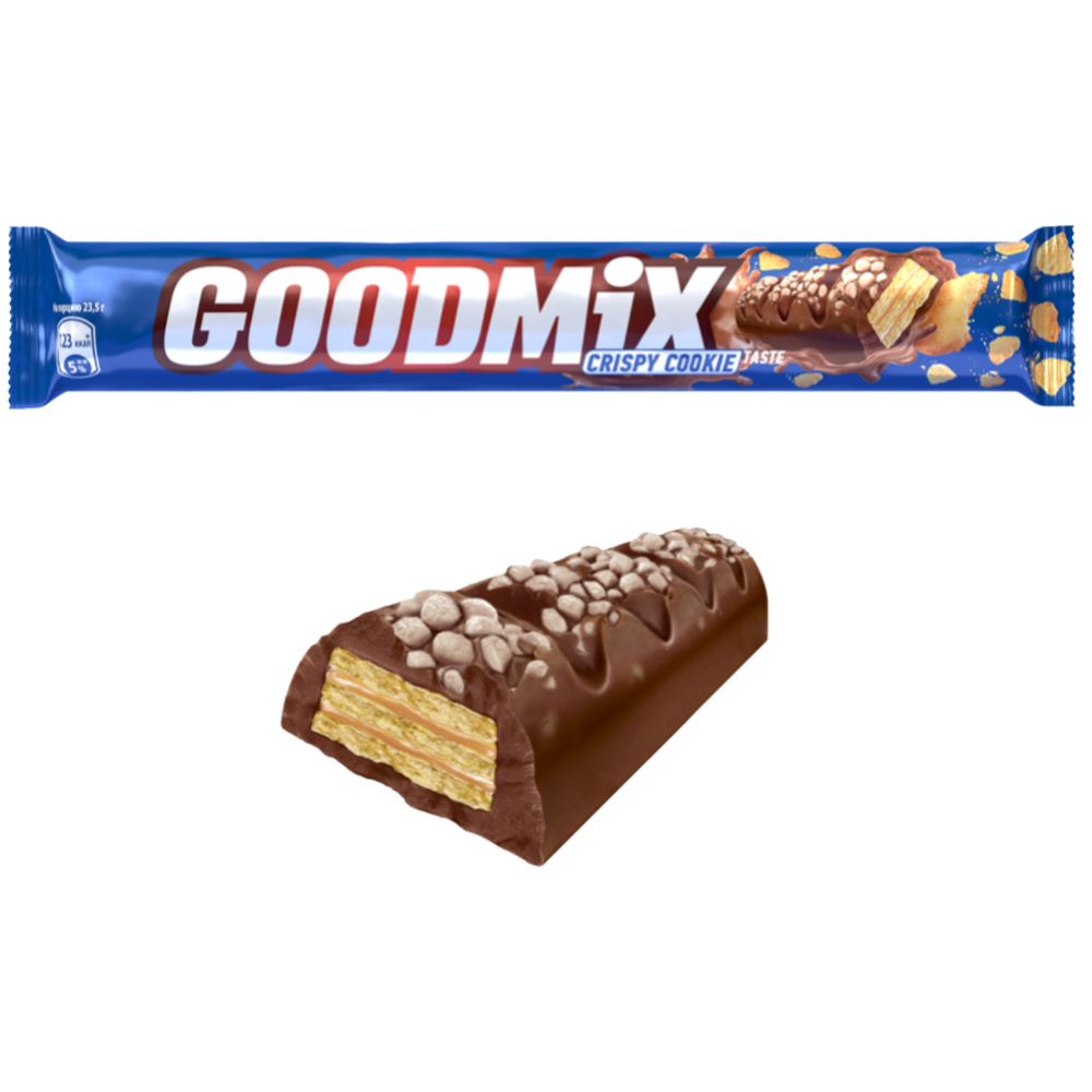 Конфета «Goodmix» со вкусом печенья, с хрустящей вафлей, 47 г #0