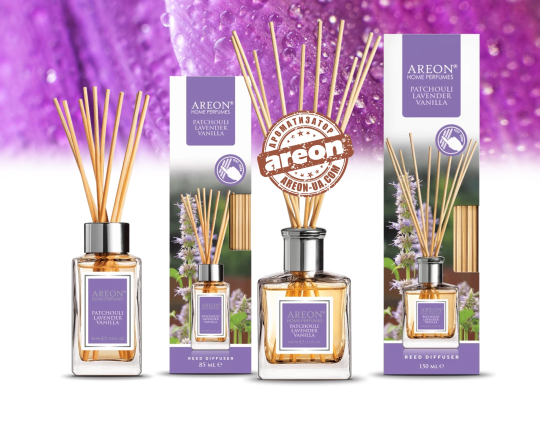 Аромадиффузор воздуха Areon Home Perfume Patchouli Lavender Vanilla 150мл