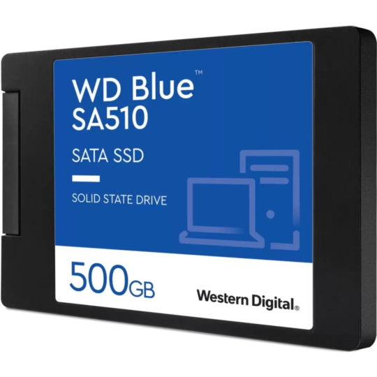 Жесткий диск «WD» WDS500G3B0A, blue