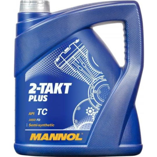 Масло моторное «Mannol» 2-Takt Plus TC, MN7204-4, 4 л