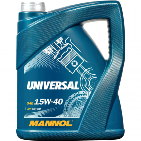 Масло мо­тор­ное «Mannol» Universal 15W40 SG/CD, MN7405-5, 5 л