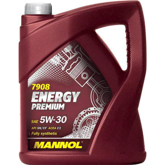 Масло моторное «Mannol» Energy Premium 5W30, MN7908-5, 5 л