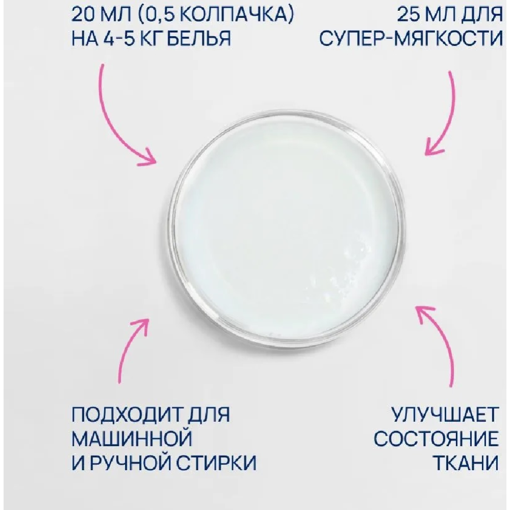 Кондиционер для белья «Sano» Maxima Ultra Concentrated Softener-Soft Silk, Мягкий шелк, 1 л