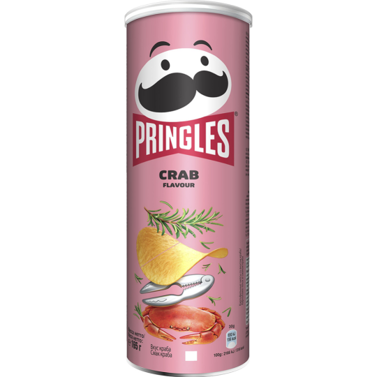 Чипсы «Pringles» краб, 165 г