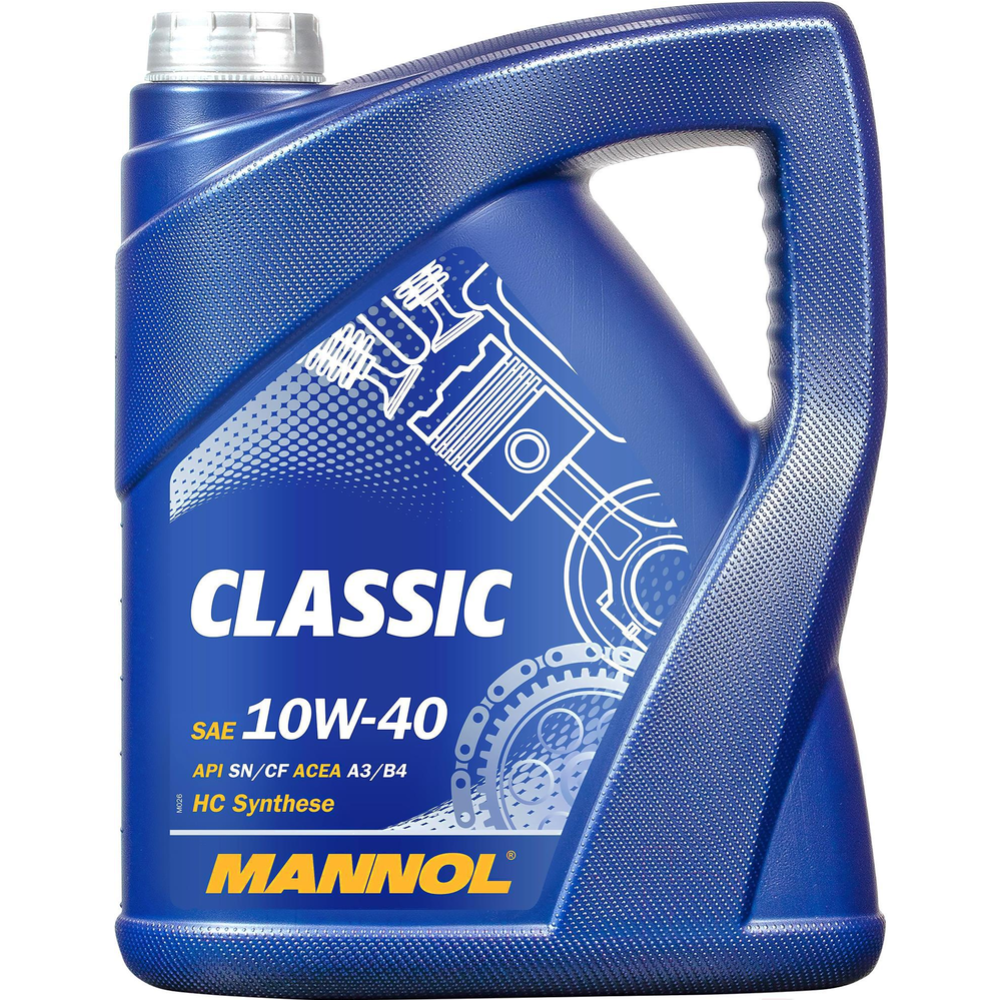 Масло моторное «Mannol» Classic 10W40 SN/CH-4, MN7501-5, 5 л