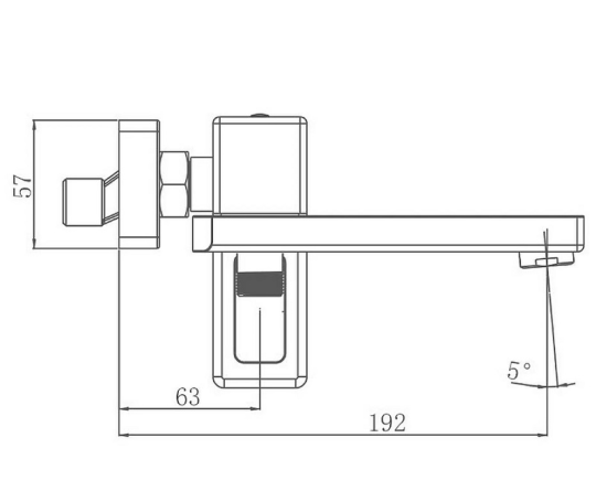 Смеситель для ванны Gappo G3217-3 золотой сатин