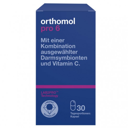 Биологически активная добавка к пище ОРТОМОЛ/ORTHOMOL® Pro 6 № 30 для поддержания микрофлоры кишечника и для иммунитета