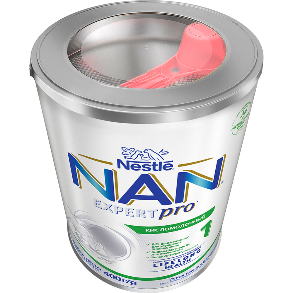 Смесь кисломолочная сухая «Nestle» NAN 1, с рождения, 400 г #3