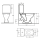 Унитаз-компакт «Керамин» Капри, Алкапласт, с жестким сиденьем 