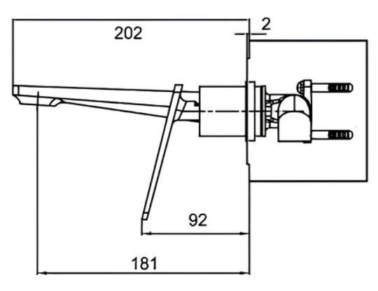 Встраиваемый смеситель для раковины Frap F1058-22 Белый + Чистящее средство для смесителей Gappo GGG 550мл В ПОДАРОК 🎁