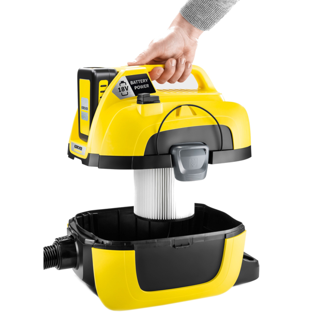 Пылесос «Karcher» WD 1 Compact Battery 1.198-301.0