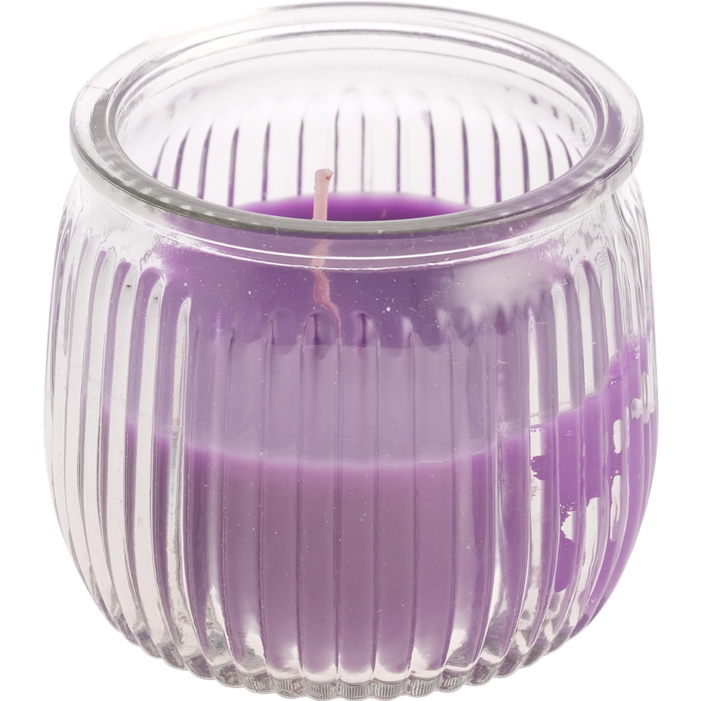 Свеча «Hogge Home» Aroma Collection, 7 х 6.5 см, фиолетовая 