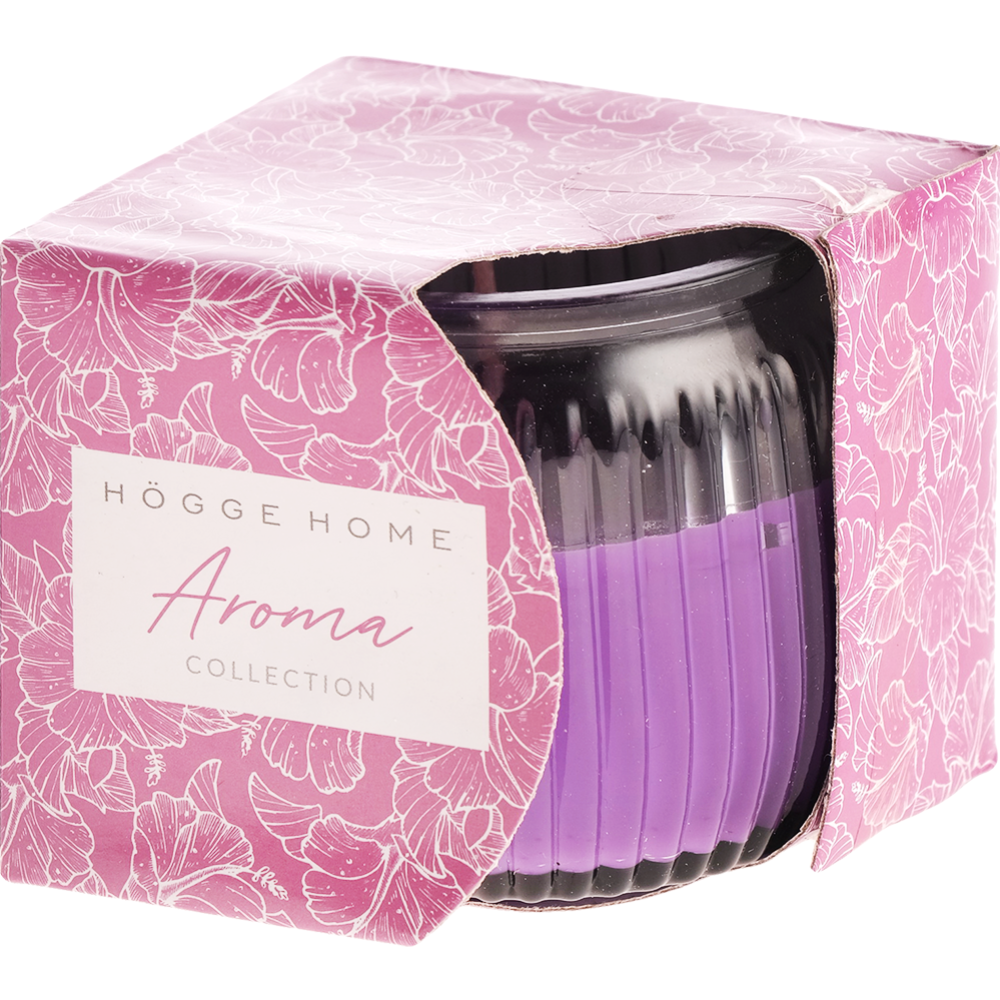 Свеча «Hogge Home» Aroma Collection, 7 х 6.5 см, фиолетовая 
