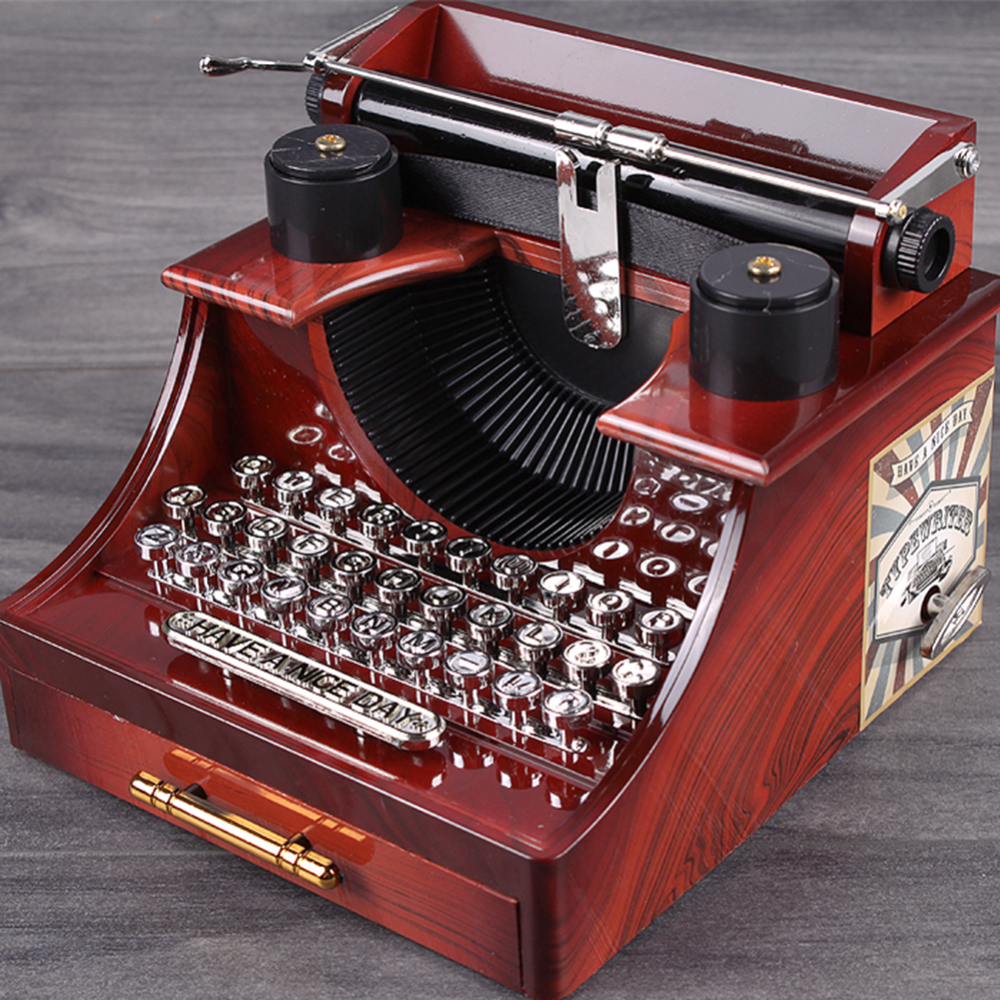Шкатулка «Darvish» Печатная машинка, музыкальная, DV-H-1048