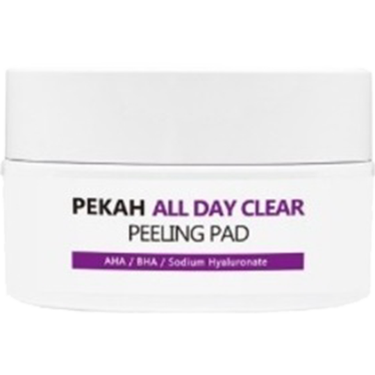 Пилинг для лица «Pekah» All Day Clear, очищающие и отшелушивающие диски, 65 мл