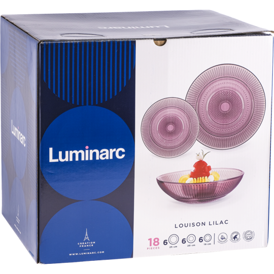 Набор столовый «Luminarc» О0316, Луиз, 18 предметов