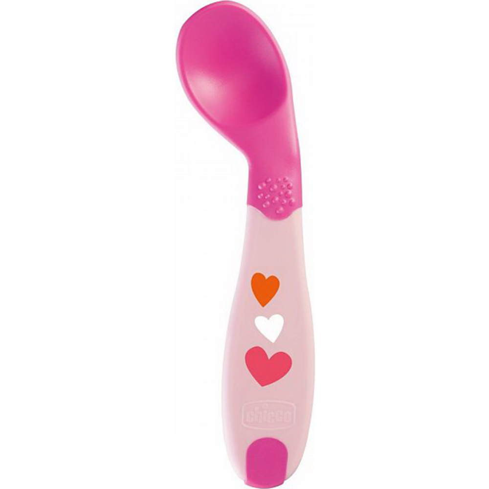 Картинка товара Ложка «Chicco» Baby's First Spoon мягкая, 16100100000, розовая