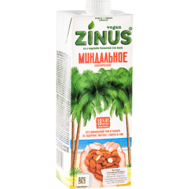 Миндальное молоко «Zinus» 1.8%, 1 л