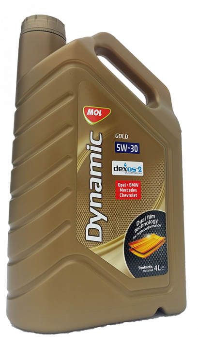 Синтетическое моторное масло MOL Dynamic Gold 5W-30 (4л)