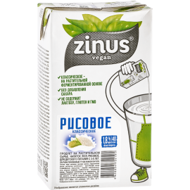 Рисовое молоко «Zinus» 1.8%, 1 л