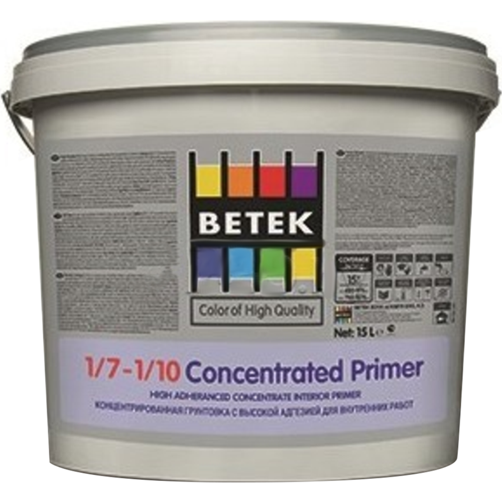 Грунтовка «Betek» 1/7-1/10 Concentrated Primer, 2.5 л