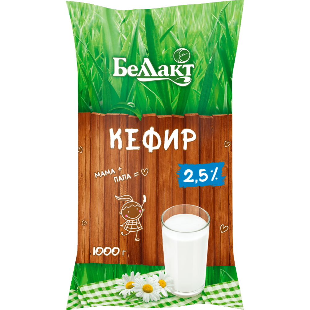 Кефир «Бел­лак­т» 2.5%, 1 кг #0