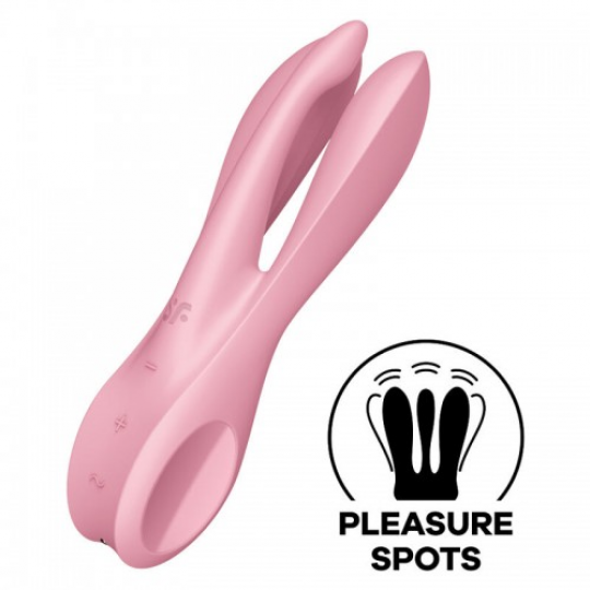 Вибростимулятор клитора и половых губ Satisfyer Threesome 1 Pink